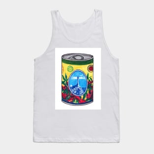 Harissa Paste Can illustration Tank Top